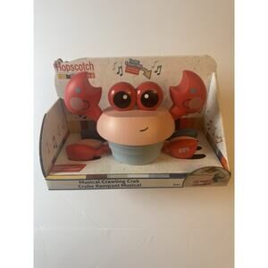 Hopscotch Lane Musical Crawling Crab Baby Toy Lights Sounds 6M+ NIB